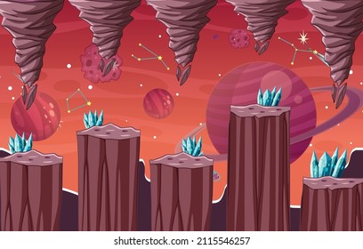 Fantasy Galaxy Space Background illustration