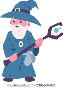 Fantasy game character handraw vector illustration