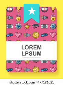 Fantasy game icons set,eps10