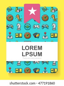 Fantasy game icons set,eps10