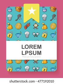 Fantasy game icons set,eps10