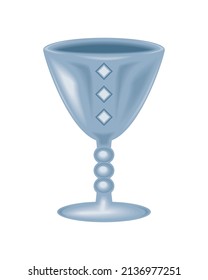 fantasy goblet icon vector flat