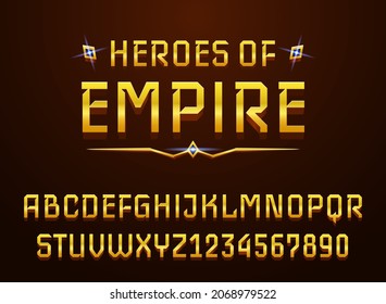 Fantasy Golden Luxury Rpg Heroes Of Empire Text Effect