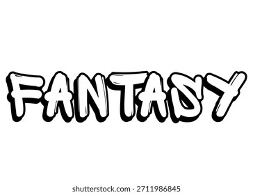 Fantasy graffiti word Vector fuente
Palabra de fuente del Vector en un fondo blanco
