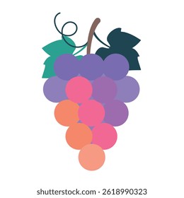 Fantasy Grapes - Bright Creative Color Explosion