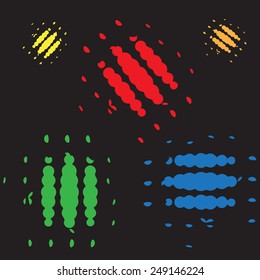 Fantasy Halftone Background, Stock vector illustration  