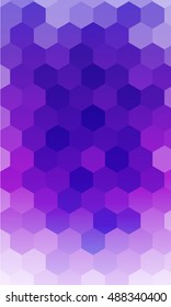 fantasy hexagons on a blue, purple color banner. vector. ideas for your business, printing, design presentations.