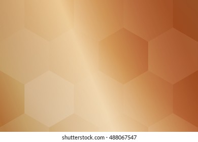 fantasy hexagons on a brown color background. vector. ideas for your business, printing, design presentations.