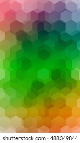 fantasy hexagons on a color banner. vector. ideas for your business, printing, design presentations. fantasy hexagons on a color banner. vector. ideas for your business, printing, design presentations.