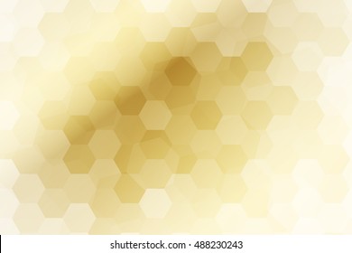 fantasy hexagons on a gold color background. vector. ideas for your business, printing, design presentations.