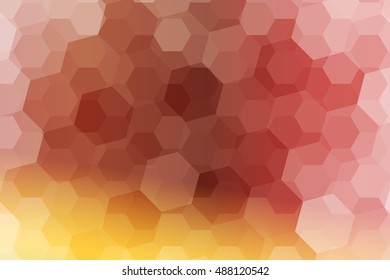 fantasy hexagons on a multicolor color background. geometric pattern with gradient. vector. ideas for your business presentations, printing, design.