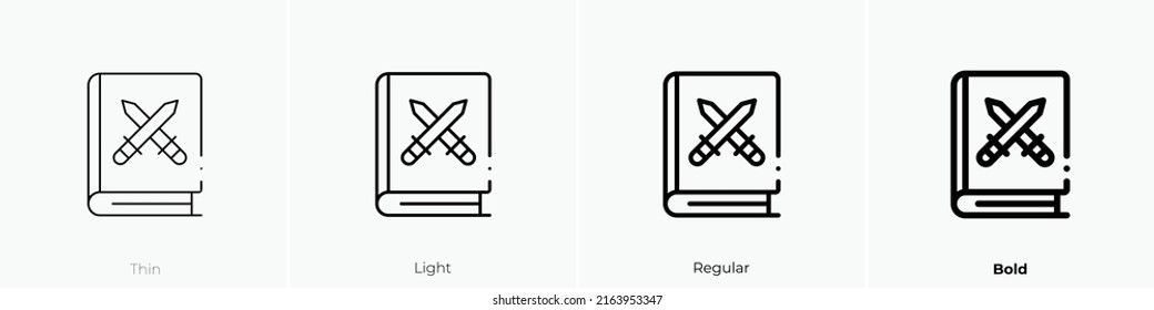 fantasy icon. Linear style sign isolated on white background. Vector illustration.