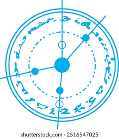 Fantasy-Zauberkreis Erstellen Sie Zauberkreise und Zaubersprüche.,Schicksal von Sternen und Abenteuer, Hexen, Zauberer und das magische Reich.