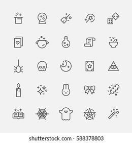 Fantasy Magic Icon vector illustration flat design