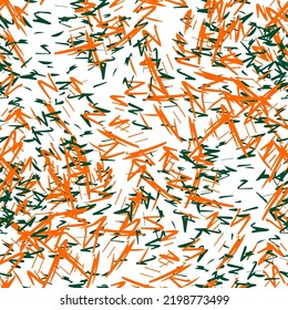 Fantasy messy freehand doodle geometric shapes seamless pattern.  Infinity ditsy scribble abstract card, layout. Creative background. Textile, fabric, wrapping paper.