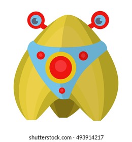 Fantasy monster color cute character funny design element