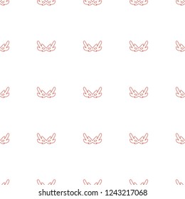 fantasy pattern repeat seamless on white background. Editable line fantasy icons from party collection. mask icon for web and mobile.