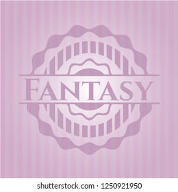 Fantasy pink emblem