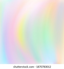Fantasy princess background with magic rainbow and girlie wave. Premium vector.