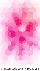 fantasy red, pink color geometry background. vector illustration. polygonal pattern. design for banner, presentation, wallpaper.