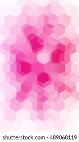fantasy red, pink color geometry background. vector illustration. polygonal pattern. design for banner, presentation, wallpaper.