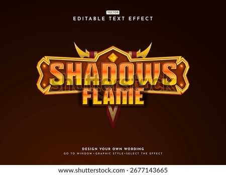 Fantasy RPG Game Logo Design — Golden Diamond Playful Colors with Crest Frame Templates for Adventure and Medieval Branding