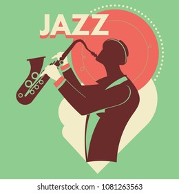 Fantasy Saxophonist Play Saxophone for Music Jazz