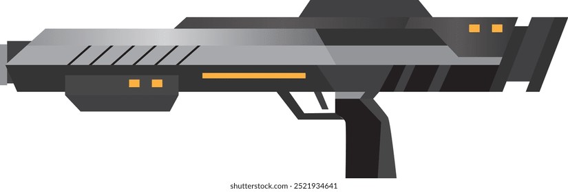 Fantasy science fiction long-range rifle