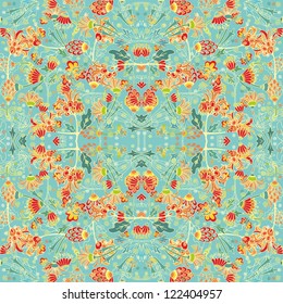 fantasy seamless floral pattern