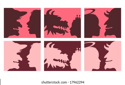 fantasy silhouettes