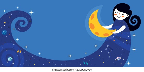 Fantasy Space With An Abstract Figure