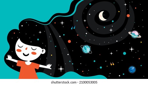 Espacio De Fantasía Con Una Figura Resumen
