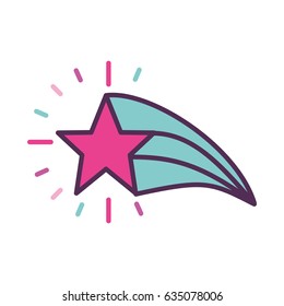 fantasy star isolated icon