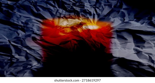 fantasy texture of various shapes colours and gradients, representing gloomyness and despair, nuclear holocaust 