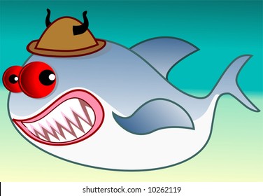  fantasy of a vampire shark	