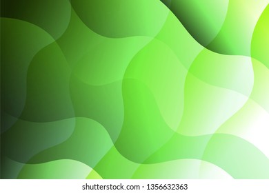 Fantasy wavy dynamic background. Creative Vector illustration. For business wallpaper, cover book, print