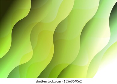 Fantasy wavy dynamic background. Creative Vector illustration. For business wallpaper, cover book, print