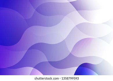 Fantasy wavy dynamic background. Creative Vector illustration. For header page, poster, flyer