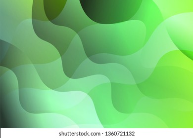 Fantasy wavy dynamic background. Creative Vector illustration. For business wallpaper, cover book, print