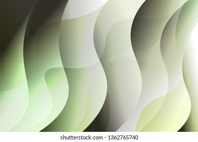 Fantasy wavy dynamic background. Creative Vector illustration. For header page, poster, flyer