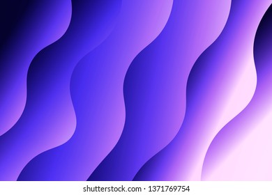 Fantasy wavy dynamic background. Creative Vector illustration. For header page, poster, flyer