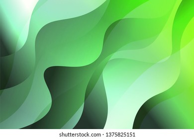 Fantasy wavy dynamic background. Creative Vector illustration. For business wallpaper, cover book, print