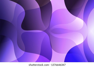 Fantasy wavy dynamic background. Creative Vector illustration. For header page, poster, flyer