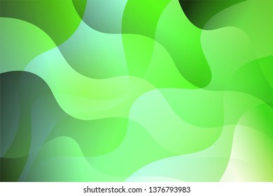 Fantasy wavy dynamic background. Creative Vector illustration. For business wallpaper, cover book, print