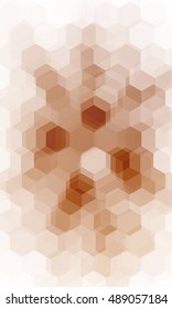 fantasy white, brown color geometry background. vector illustration. polygonal pattern. design for banner, presentation, wallpaper.