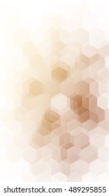 fantasy white, brown color geometry background. vector illustration. polygonal pattern. design for banner, presentation, wallpaper.