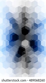 fantasy white, dark blue color geometry background. vector illustration. polygonal pattern. design for banner, presentation, wallpaper.