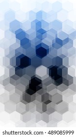 fantasy white, dark blue color geometry background. vector illustration. polygonal pattern. design for banner, presentation, wallpaper.