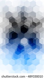fantasy white, dark blue color geometry background. vector illustration. polygonal pattern. design for banner, presentation, wallpaper.