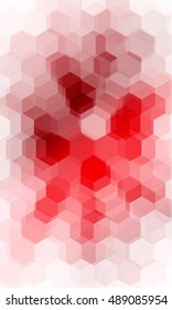 fantasy white, red color geometry background. vector illustration. polygonal pattern. design for banner, presentation, wallpaper.